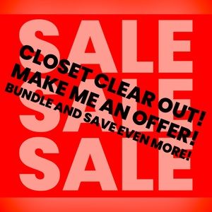 CLOSET CLEAR OUT! Make an offer!